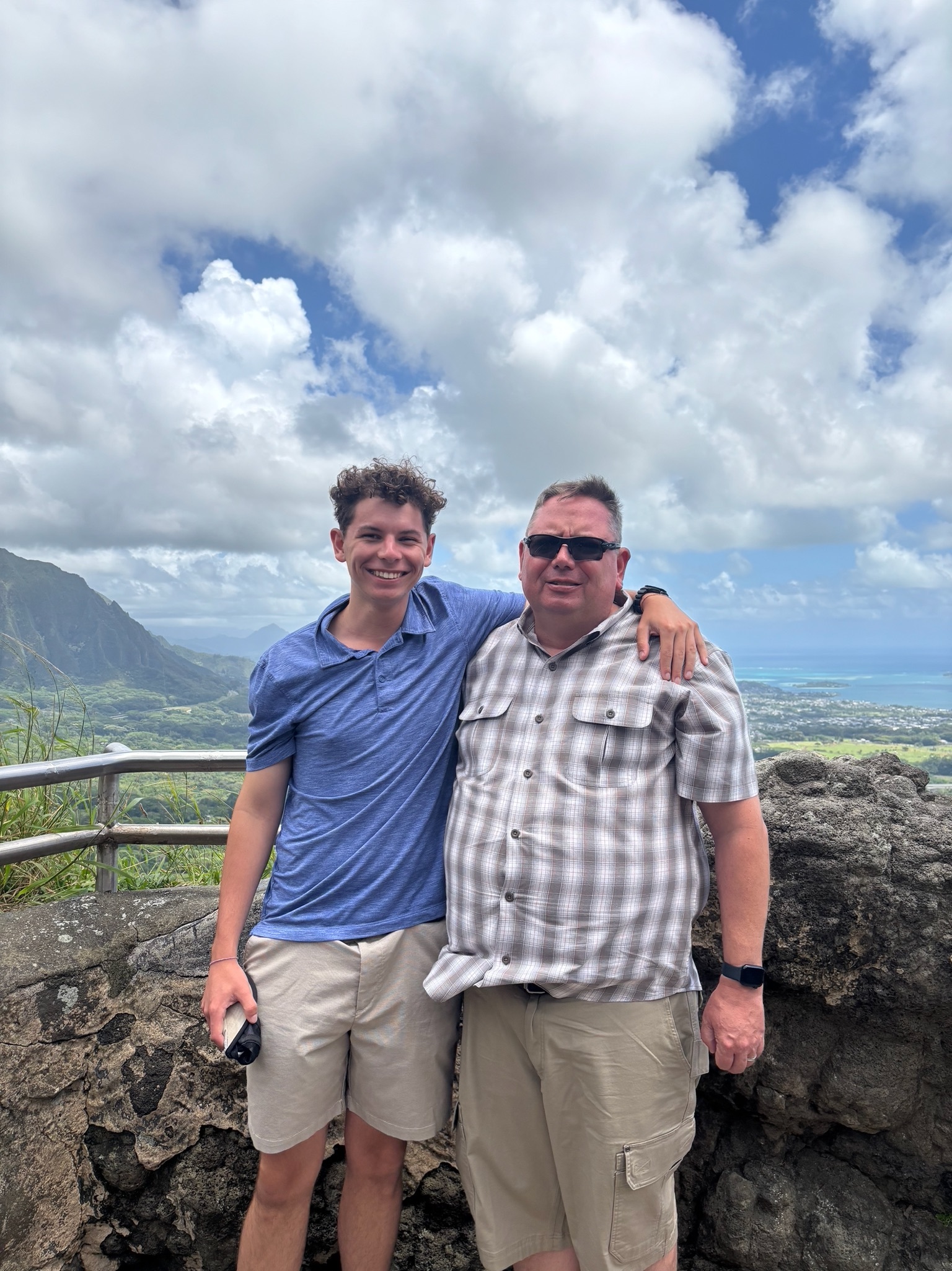 Dad and me